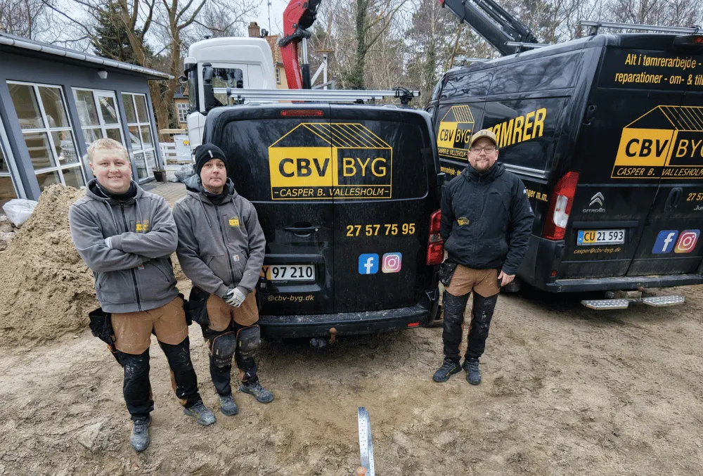 Nybygget skur i kvalitetstræ fra CBV Byg
